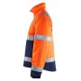 Blåkläder Winterjas High-Vis 4862-1811 High-Vis Oranje/Marineblauw