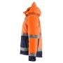 Blåkläder Winterjas High-Vis 4870-1987 High-Vis Oranje/Marineblauw