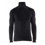 Blåkläder Onderhemd met rolkraag en rits WARM 4891-1705 Zwart