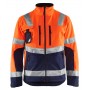 Blåkläder Softshell jack High-Vis 4900-2517 High-Vis Oranje/Marineblauw