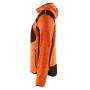 Blåkläder Gebreid vest met softshell 4930-2117 High-Vis Oranje/Zwart