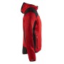 Blåkläder Gebreid vest met softshell 4930-2117 Rood/Zwart