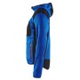 Blåkläder Gebreid vest met softshell 4930-2117 Korenblauw/Zwart